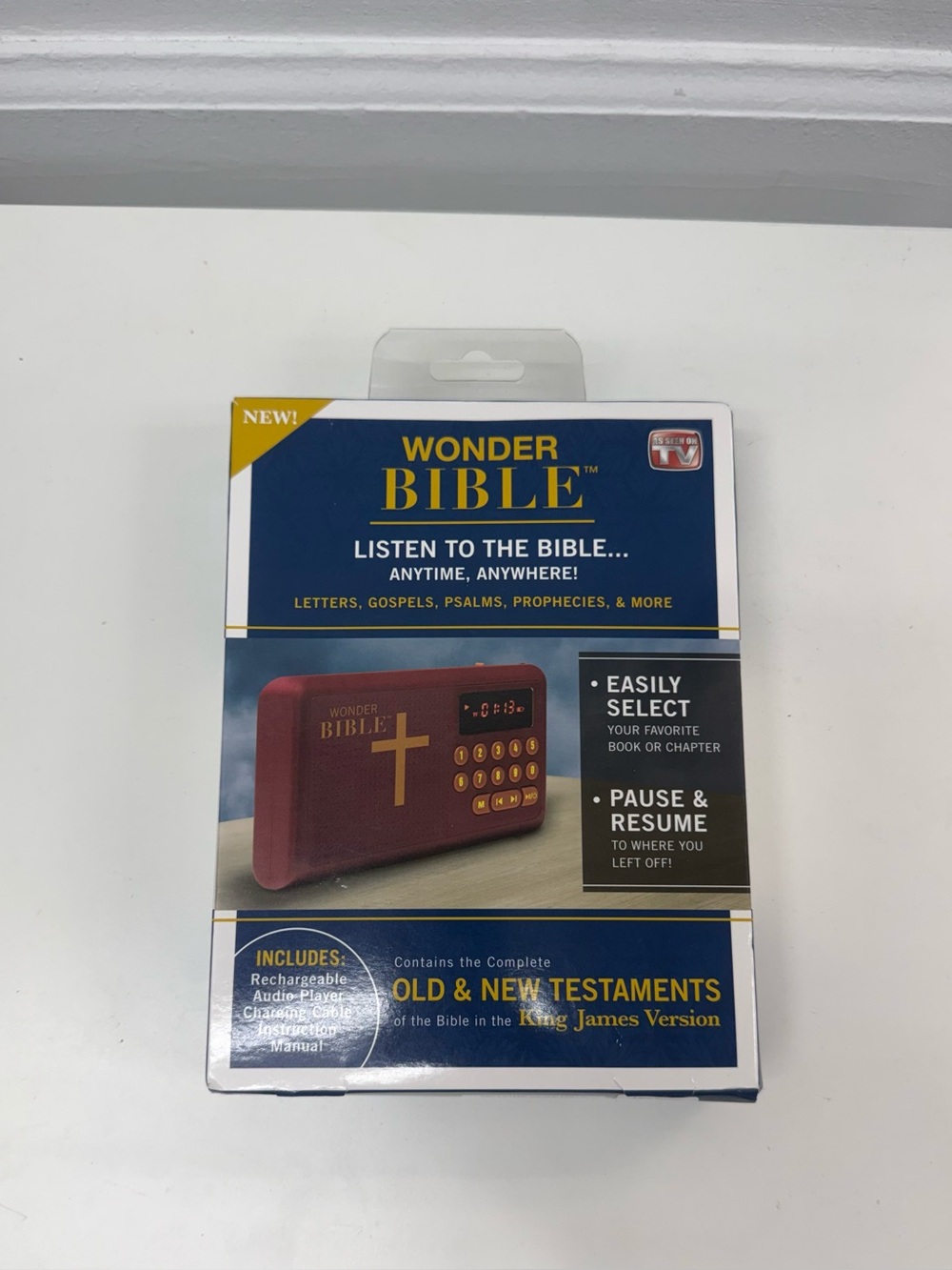 Wonder Bible KJV Talking Audio Bible Player King James Version Earl Jones